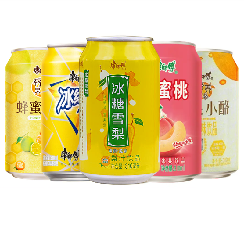 康师傅饮料310ml罐装