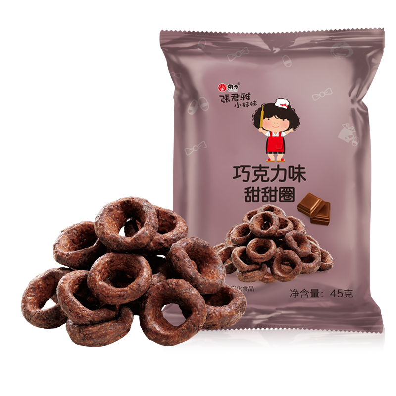 张君雅小妹妹巧克力甜甜圈45g