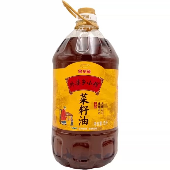 金龙鱼外婆乡小榨菜籽油 5L
