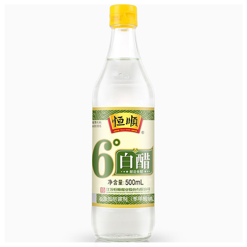 恒顺6&deg;白醋500ml