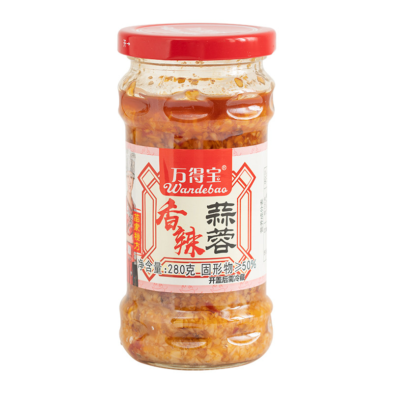 万得宝香辣蒜蓉 280g