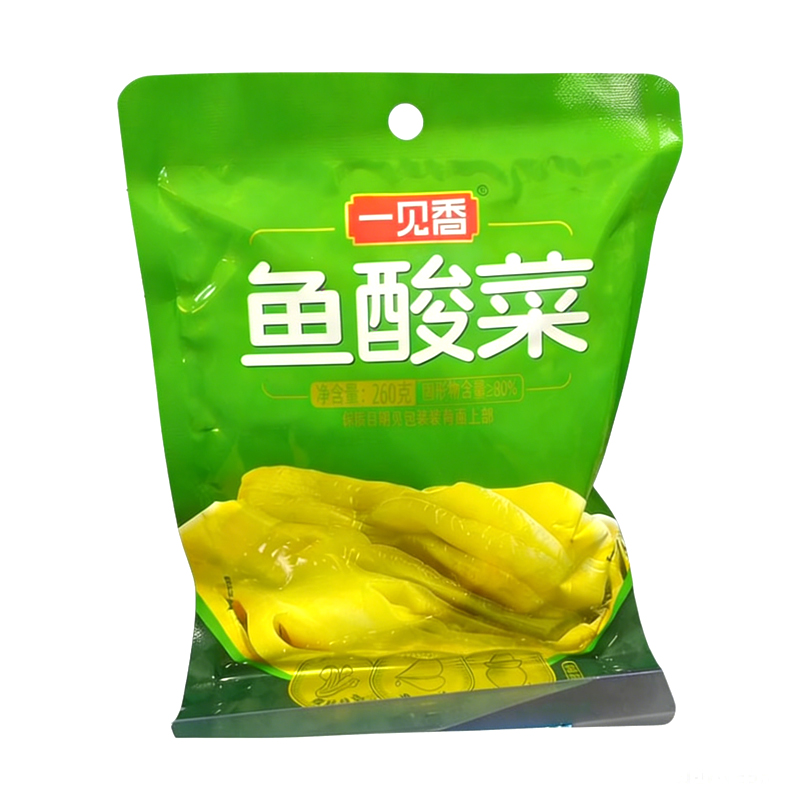 一见香鱼酸菜260g