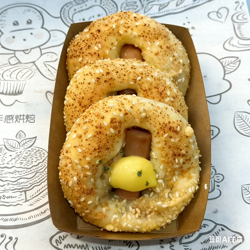 蜜汁热狗/盒3个