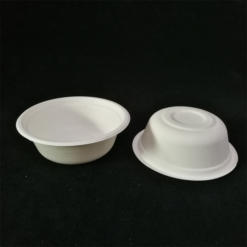 清清美 一次性纸碗350ml 12只