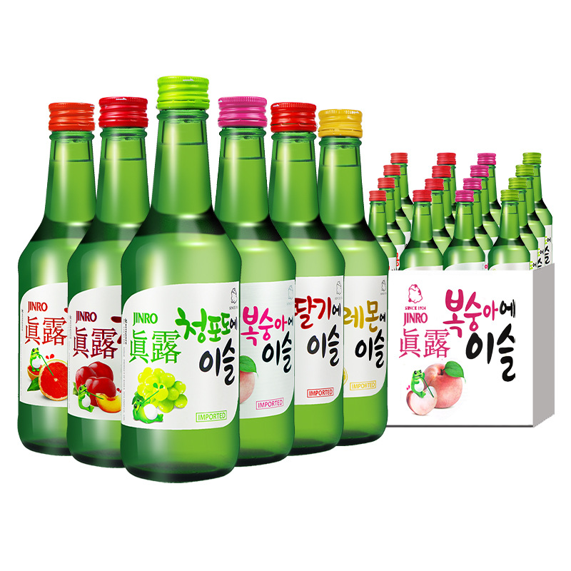 真露果味烧酒13度360ml