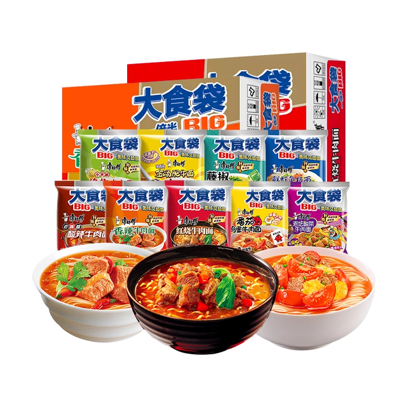 康师傅大食袋五连包