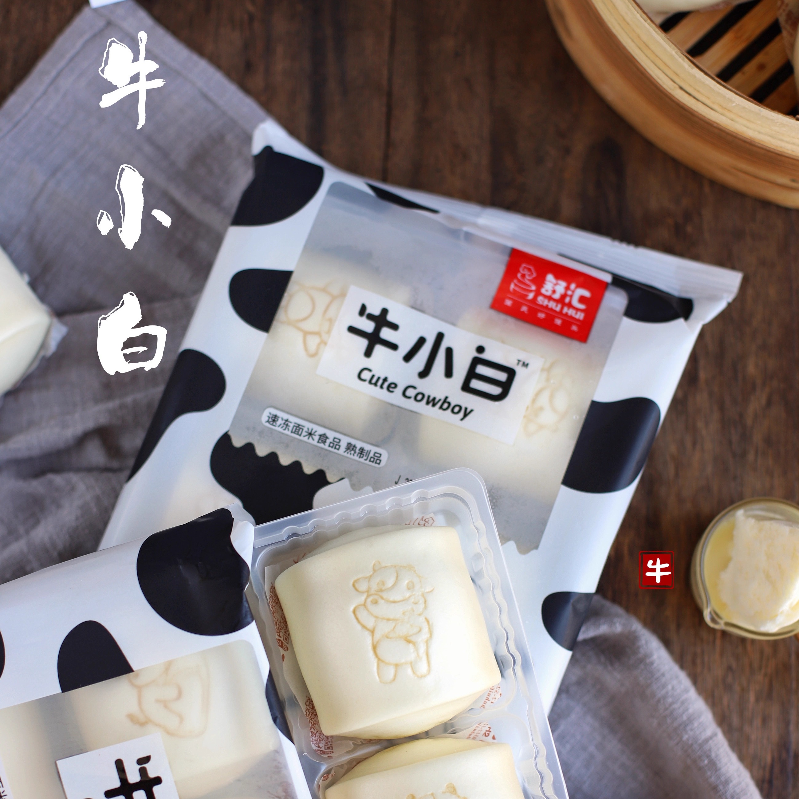 舒汇牛小白牛奶馒头300g