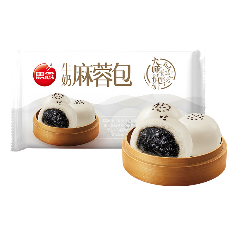 思念大师精研牛奶麻蓉包510g