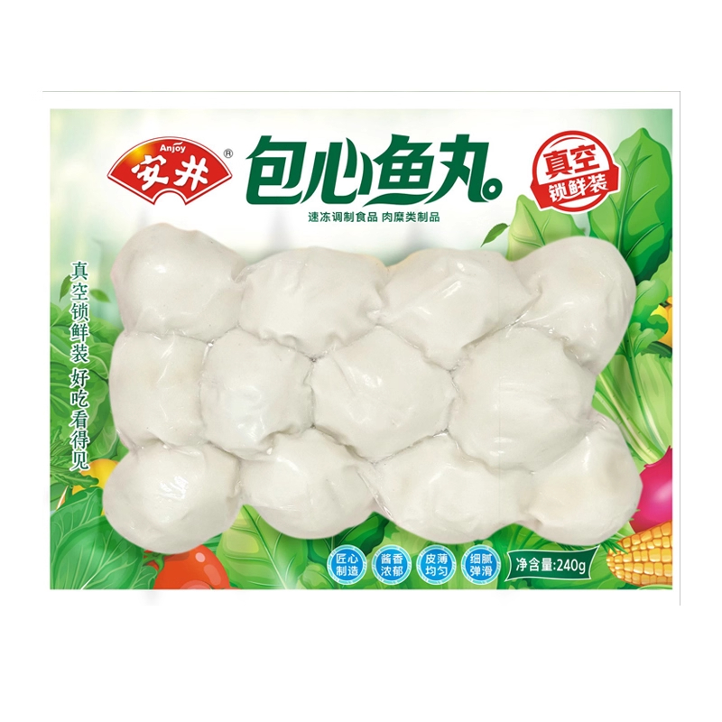 安井锁鲜装包心鱼丸240g
