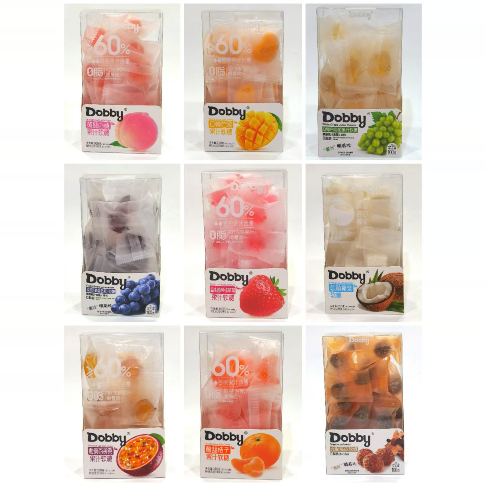 哆比果汁软糖100g