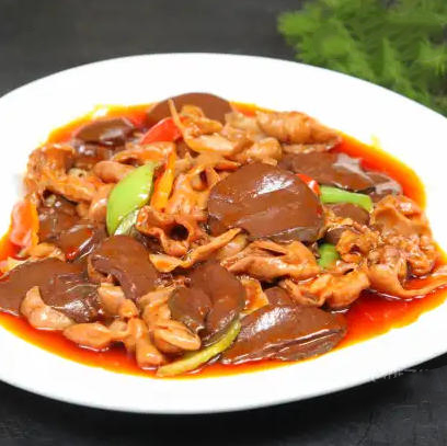 鸭血烧大肠