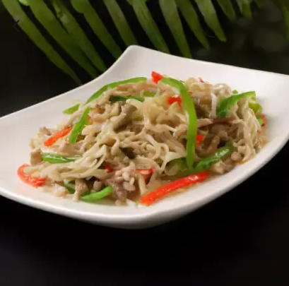 金针菇肉丝