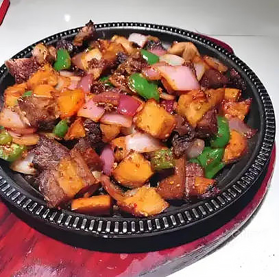 铁板五花肉