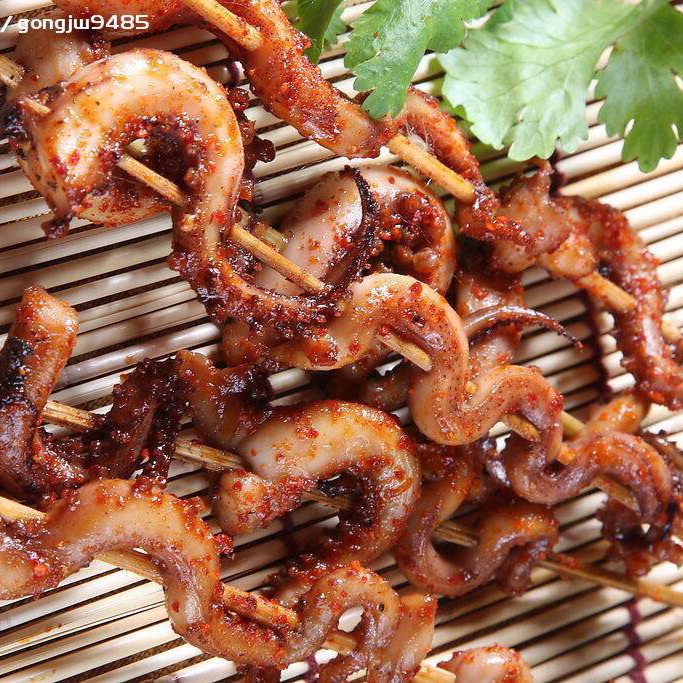 烤鱿鱼须1串