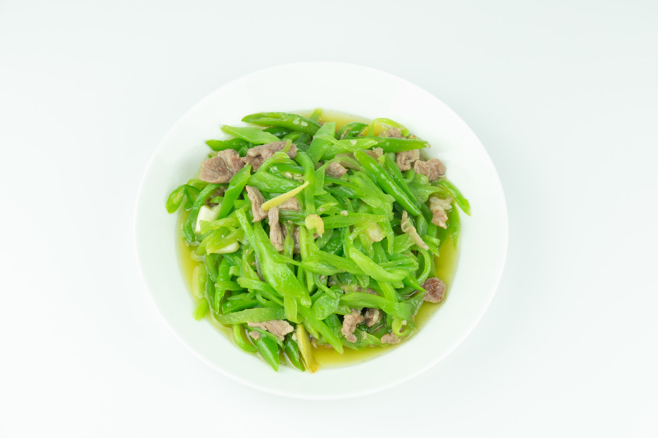莴笋炒肉丝