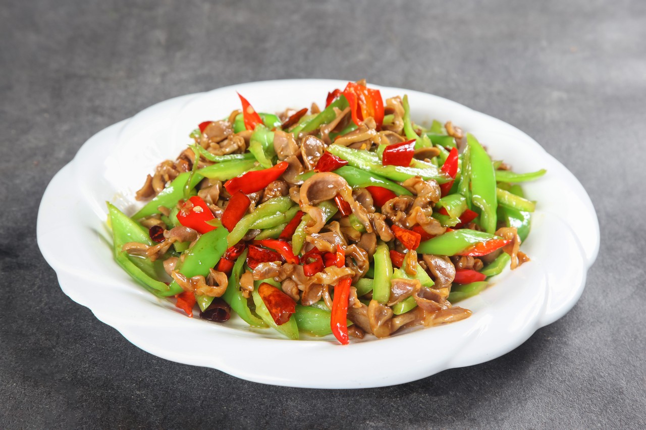 现炒鸡胗