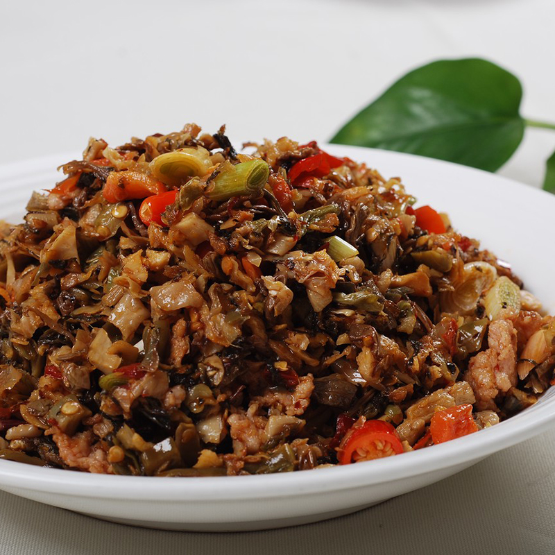 外婆菜炒豆角