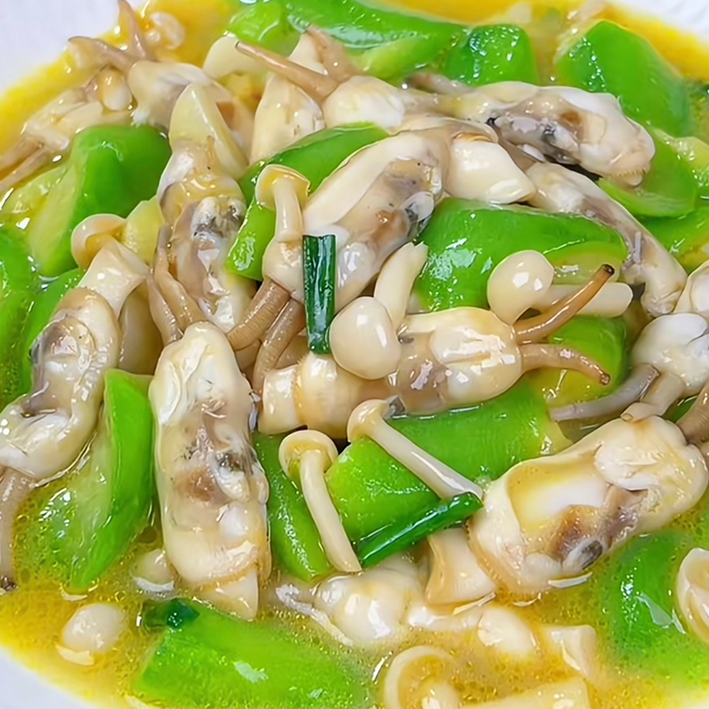 蛏子烩丝瓜