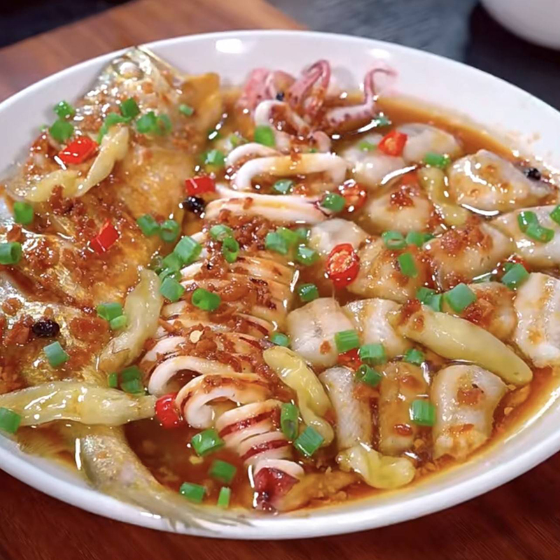 剁椒海三鲜随机（现蒸）
