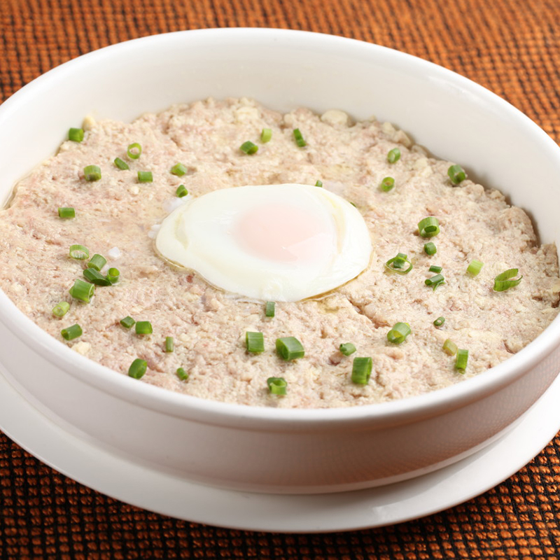 肉饼咸鸭蛋